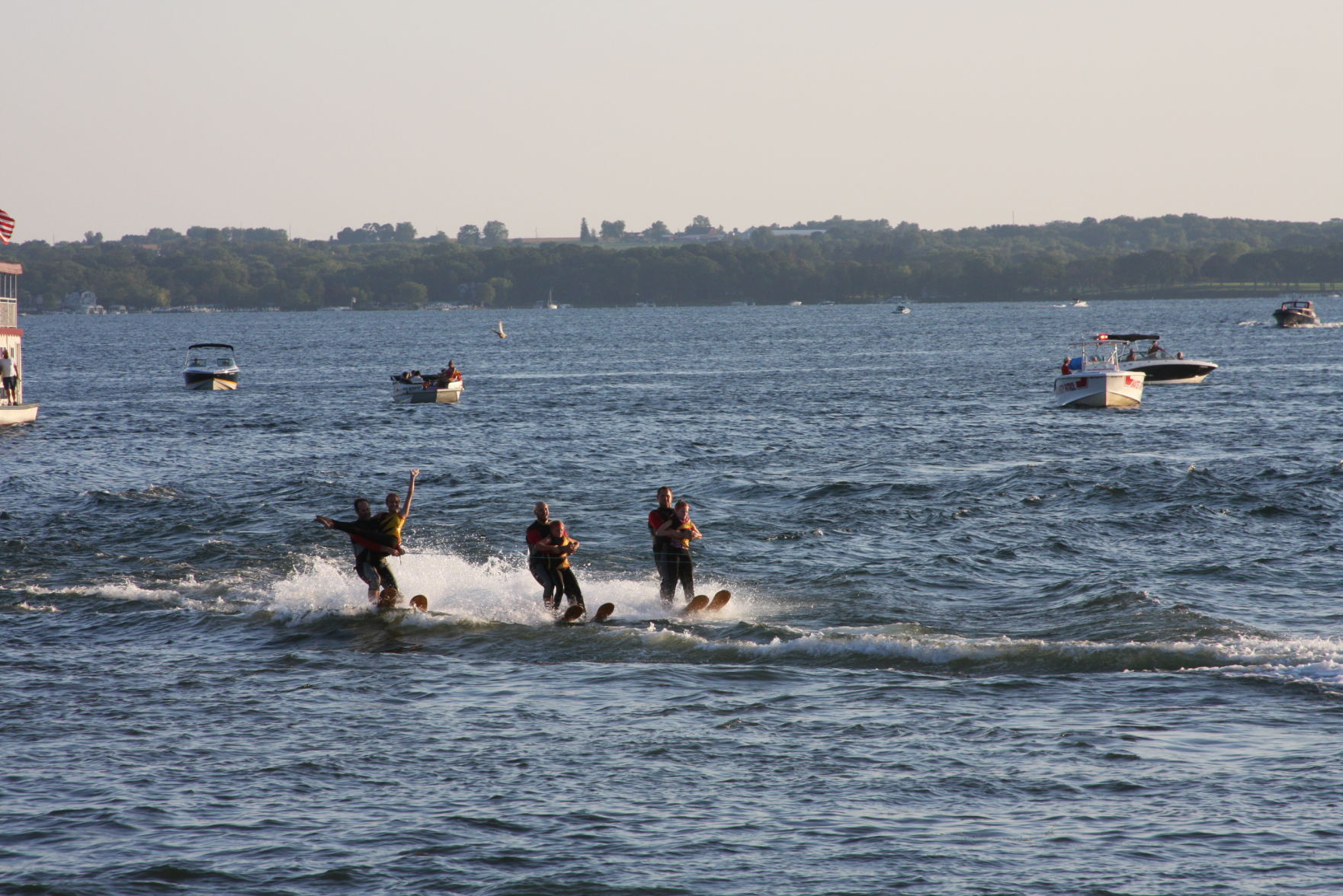 Lake Geneva Venetian Night water ski show